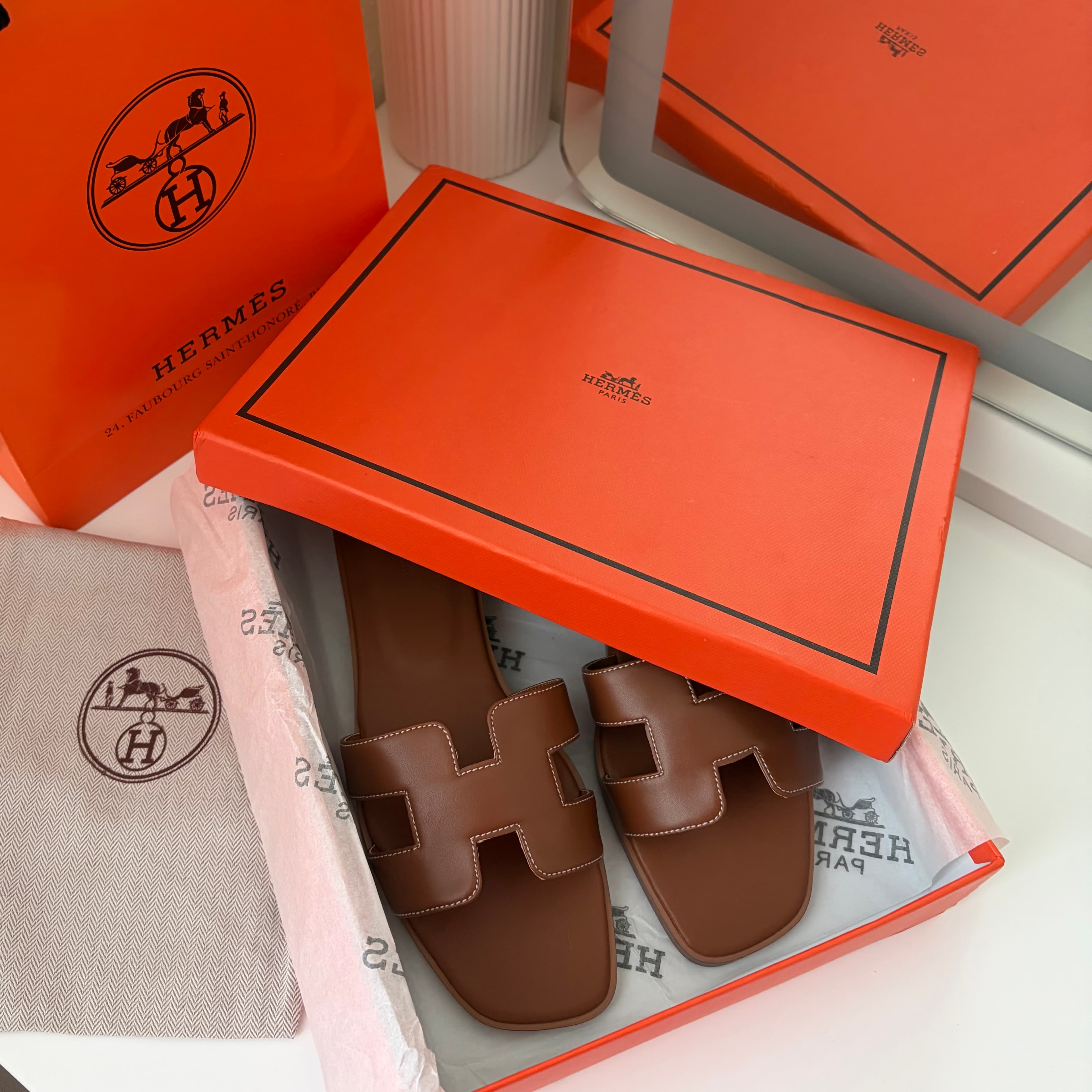 Claquette Marron